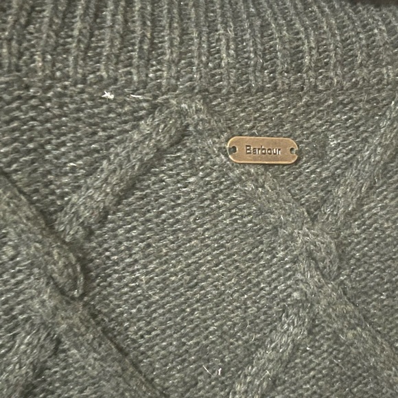 Barbour Forest Green Cowl Neck Sweater - Picture 4 of 4